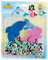 Hama Perlen 4212 Set Meer mit ca. 1.100 bunten Midi Bügelperlen mit Durchmesser 5 mm, 2 Stiftplatten, inkl. Bügelpapier, kreativer Bastelspaß für Groß und Klein, Bunt
