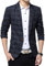 SG-TECH Blazer Hommes Automne Printemps Blazer À Carreaux Hommes Costume Veste Revers Manches Classique Longues Slim Fit Business