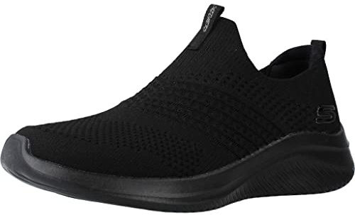 Skechers Damen Ultra Flex 3.0 Classy Charm Trainers, Black, 40 EU