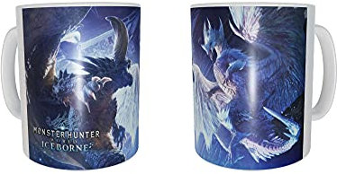 Monster Hunter World - Tazza da collezione con bordo nergianto & Velkhana