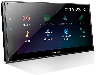 Pioneer DMH-1770NEX Double-DIN Digital Multimedia Receiver, Wired Apple CarPlay and Android Auto, 6.8” Capacitive Touchscreen