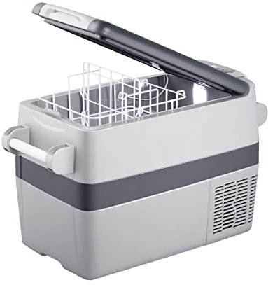 Setpower AJ40 Portable Refrigerator,Portable Freezer,42 Quart(40L) Electric Cooler,Car Refrigerator,12/24V DC Cable & 110/240V AC,Car Fridge for Camping,Truck,Travel,Fishing,3-YEAR Warranty