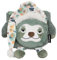 Les Déglingos Unisex Baby Samt Chillos der Faultier Rucksack, grün