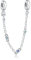 LaMenars Dreifache Saphir-Sicherheitskette Charm 925 Sterling Silber Perlen passend für Armbänder, Halloween Geburtstag Schmuck Geschenke Frauen Mädchen