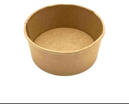 CF CARTA INGROSSO E DISTRIBUZIONE 50 pezzi Bowl in cartoncino avana per cibi caldi e freddi con coperchio in pet trasparente (750ml)