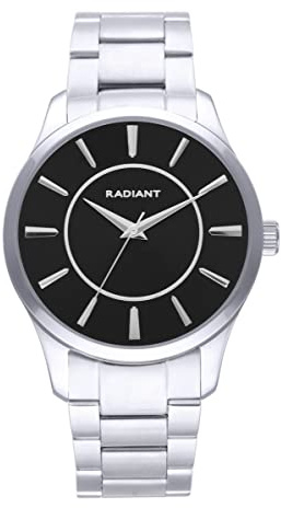 RADIANT Mallorca 44MM Black DIAL SS BACELET Watch Bells Brand