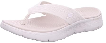 Skechers SplendorFlip-Flop On-the-Go Walk Flex Sandale für Damen, Natürliches Textil, 36 EU