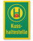 DankeDir! Kusshaltestelle - Schild 30 x 20 cm - Hochzeitsgeschenk Brautpaar Hochzeit Geschenk Hochzeitskarte Deko Idee - Accessoires Hochzeitsdeko JGA Fotobox Requisiten Partydeko