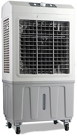 Climatizador Evaporativo, Aire Acondicionado Portatil - Capacidad de Agua 50L | Bajo Consumo de Energía | Humidificador Evaporativo 3 en 1 con 3 Velocidades de Ventilador