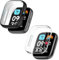 SeNool Coque Compatible pour Xiaomi Redmi Watch 3 Active, TPU Protection Contre la Rayure, Protection d'écran Cadre Protection Totale pour Xiaomi Redmi Watch 3 Active (Noir + Clair)