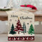 Bonhause Tischläufer Weihnachten Bäume Plaid Tischläufer Hirsche Schneeflocke Winter Küche Esstisch Dekoration für Xmas Drinnen Draußen Urlaub Party Waschbar Wohnkultur Tafeltuch (33 x 183 cm)