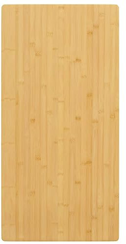 ZEYUAN Tischplatte 50x100x1,5 cm Bambus, Arbeitsplatte, Waschtischplatte, Bürotischplatte - 3154988