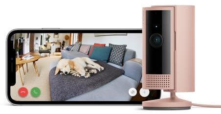 Ring videocamera interna (Indoor Camera 2ª gen.) | Telecamera di sorveglianza per animali domestici | Audio bidirezionale, copertura per la privacy, fai-da-te | Ring Protect: 30 gg. prova gratuita