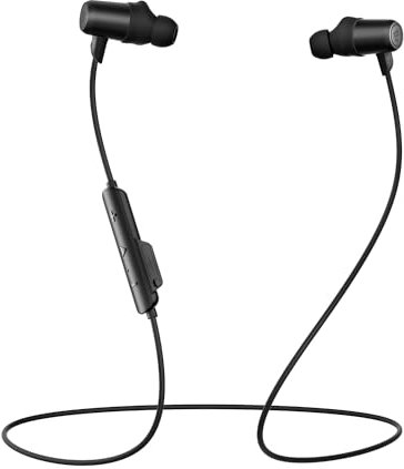 SoundPEATS Bluetooth Kopfhörer, Q35 HD+ In Ear Kopfhörer Bluetooth 5.2 Sport Ohrhörer mit Dual-Magnetischer Lautsprecher, QCC3040 AptX HD Wohlklingender Klang, Nackenbügel, IPX5 Wasserdicht, 17 Std