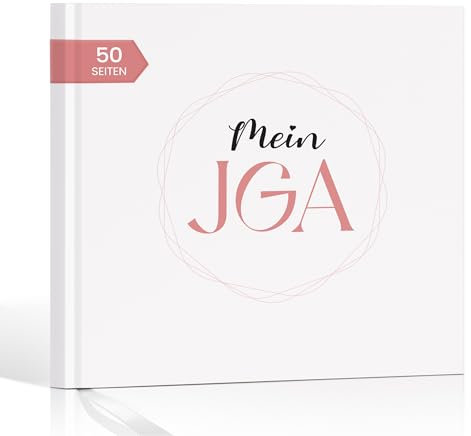 JGA Erinnerungsbuch Weiß, Mein JGA Buch, Goodbye Miss Hello Mrs, 50 Seiten Gästebuch für den Junggesellinnenabschied, Hen Party, Platz für Ideen, Wünsche, Fotoalbum, Hochzeit