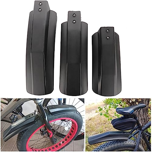 Lazyspace 2 Stück Fahrrad-Schutzblech, Fat-Bike-Schutzblech, vorne und hinten, für MTB, Radfahren