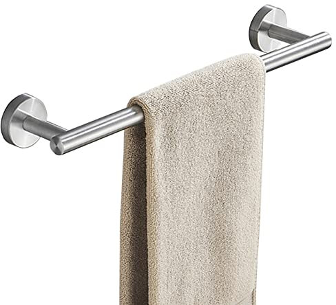 Porte-serviettes de salle de bain, porte-serviettes rond, accessoires de salle de bain, porte-serviettes de douche en acier inoxydable pour salle de bain, porte-serviettes mural finition bro