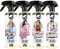 Nuke Guys Car Scents Set | 4 x 500ml Auto Duft Spray Autoparfüm | 1x Sweet Geisha 1x Bubblegum 1x Morgenständchen 1x Flores Scent - Praktischer Lufterfrischer | angenehmer Autoduft für den Innenraum