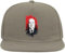 KarolioZonas tv 17 Snapback Flat Visor Baumwollmischung, Grau, grau, Einheitsgröße