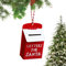 Cassetta della posta natalizia con ciondolo a forma di albero di Natale, cassetta delle lettere, decorazione per albero di Natale, 11 x 3 x 7,5 cm