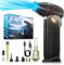 KOZYUT Electric Air Duster 180000RPM Stepless Speed Regulation Cordless Air Duster, Brushless Motor Rechargeable Blower Air Cleaner for PC Laptop Keyboard Car Office Cleaning Set