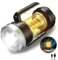 POCKETMAN Extrem hell LED Taschenlampe,Solar Campinglampe,5 Lichtmodi Handscheinwerfer,Typ C Wiederaufladbar LED Laterne,IPX4 Wasserdicht Suchscheinwerfer,Camping, Nachtfischen, Ausfälle,Notfälle