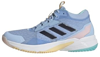 Adidas Women's Crazyflight 6 Mid Top, Blue/Shadow Navy/Flash Aqua, 6