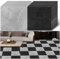 VIDETOL 40 Pcs Self Adhesive Floor Tiles, 30x30cm Large Marble Effect Peel and Stick Floor Tiles, Waterproof Flooring Stickers for Office Bathroom Kitchen Living Room, 20 Pcs Black, 20 Pcs Grey