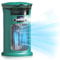 Mini condizionatore d'aria mobile, con serbatoio di acqua da 800 ml, piccolo condizionatore d'aria portatile, condizionatore d'aria mobile senza tubo di scarico, silenzioso (verde)