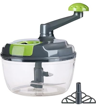 Picadora manual de corte mezclador cebolla manual versátil picadora de mano con manivela Chopper cebolla finas hierbas para verduras carne nuez