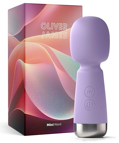 Oliver James Mini Vibrator - Tragbar mit 5 Modi, 5 Geschwindigkeiten