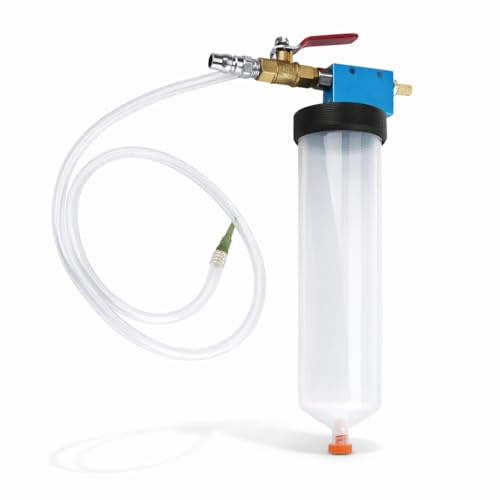 topolenashop Pompa Manuale Aspirazione Olio e Liquido Freni – Estrattore Cambio Olio Auto e Moto con Tubo Flessibile – Evacuatore per Spurgo Freni e Aspirazione Fluidi 12858