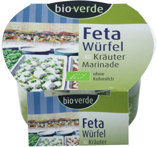 Feta-Würfel mit Kräuter-Marinade 6 x 125 gr