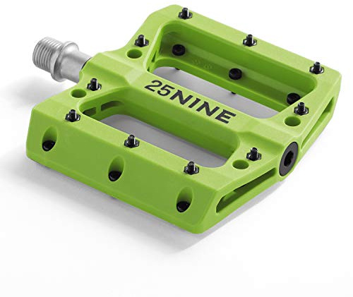 25NINE Bushido BMX Platform Pedals - Durable Thermoplastic Bike Pedals for BMX and MTB - Multiple Color Options