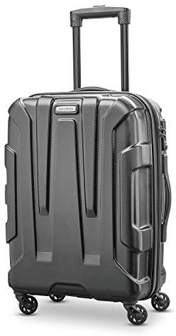 Samsonite Centric Hardside Erweiterbares Gepäck mit Spinner-Rädern, Schwarz, 20 inches, Zentriertes Hardside-Gepäckstück mit Spinnrädern