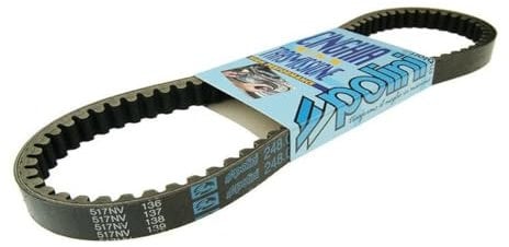 POLINI Speed Belt für MALAGUTI Centro 50cc, F12 Phantom, R, F15 Firefox, Ciak, ROLLER - Keilriemen für Motorroller, Motorrad - Riemen