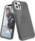 adidas Entwickelt für iPhone 12 / iPhone 12 Pro 6.1 Hülle Transparent Case Falltest Erhöhte Kanten Original Snap Case Cover Schwarz Smoke