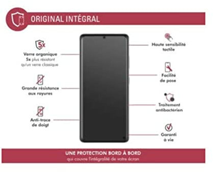 Protège écran Samsung G S21+ 5G Original Garanti à vie Force Glass