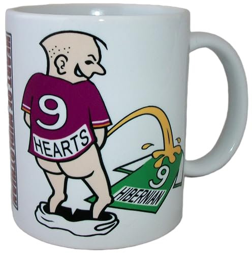 Wee On Funny Football Team Shirt Fan Rivalry Tea Coffee Mug (Hearts (weeing on Hibernian))