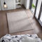 Taracarpet Kurzflor Flachgewebe Teppich für Wohnzimmer, Kinderzimmer und Schlafzimmer Einfarbig Uni Grau Silber 120x170 cm
