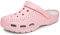 INMINPIN Sabots Femme Homme Confort Sandales D'Été Chaussures de Jardin Plage Piscine Pantoufles Exterieur, Rose,42/43 EU