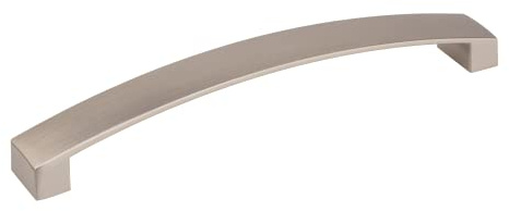 REJS TYTANO - Kitchen, Bedroom and Office Cabinet Door Handle (160mm, Brushed Steel)