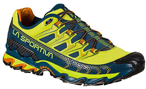 LA SPORTIVA M Ultra Raptor Ii Blau - Technischer atmungsaktiver Herren Trailrunning Schuh, Größe EU 44 - Farbe Lime Punc