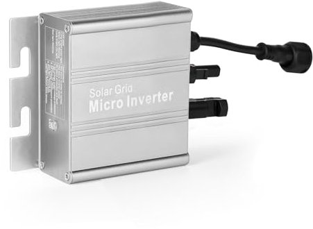 BuyWeek 120W Solar Grid Tie Micro Inverter, Micro Wechselrichter IP65 Wasserdichter MPPT Netzgekoppelter Wechselrichter für PV Solaranlagen DC10,8–30 V Eingang AC180-280V Ausgang