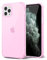 Svanove for iPhone 11 Pro Max Case Clear, Transparent Jelly Protective Silicone Phone Case with Design for Women Girly Cute Simple, Thin Slim Fit Soft Flexible TPU Shockproof Bumper, Clear Pink