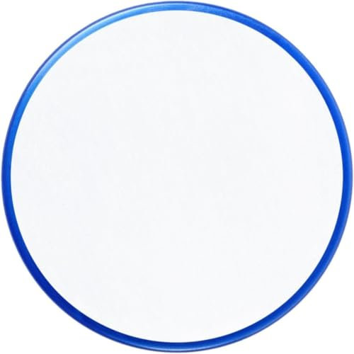 SK INFINITY | Classic Face Paint | Body Paint 18 ml Professional Water Based | Single Cake Makeup Supplies for Adults, Kids ,Halloween (Classic White)