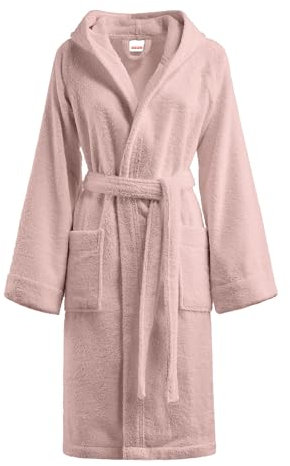 Bassetti, Accappatoio, Spugna 100% Cotone Pettinato, 360gsm, 50 cm x 52 cm, Taglia L, Tinta Unita, ORCHIDEA