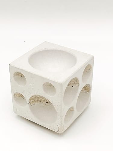 Generisch Eierbecher aus Beton Weiss I Eierhalter I Becher für Ei