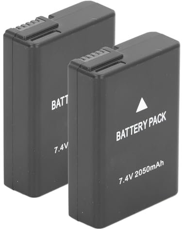 Batterie en EL14/EN EL14A, 2 Pièces 7,4 V Batterie de Remplacement pour Appareil Photo 2050 MAh Li ION pour Appareil Photo Reflex Numérique Nikon D3100 D3200 D3300 D3400 D3500
