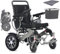 Broobey Tragbare Elektrische Rollstühle für Erwachsene, Leichte Elektrisch Rollstuhl Faltbar Stütze 150Kg, Elektrisch Rollstuhl für Senioren, 30+ km Lange Reichweite (20 Ah Batterie)